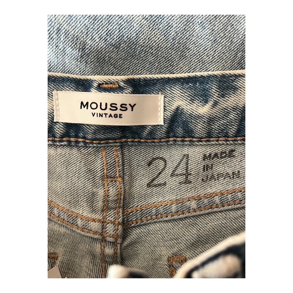 Moussy Vintage jeans Verna skinny high rise light blue size 24 - Picture 5 of 7